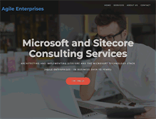 Tablet Screenshot of agileenterprises.com